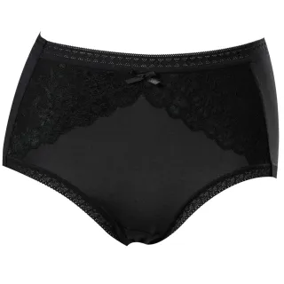 【Wacoal 華歌爾】夜間安心系列M-LL夜間生理褲(安穩黑)