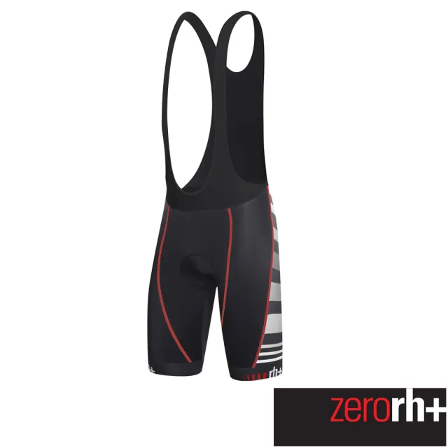 【ZeroRH+】義大利傳奇Legend進化版低風阻專業吊帶自行車褲(黑/紅、螢光黃、灰色 ECU0329)