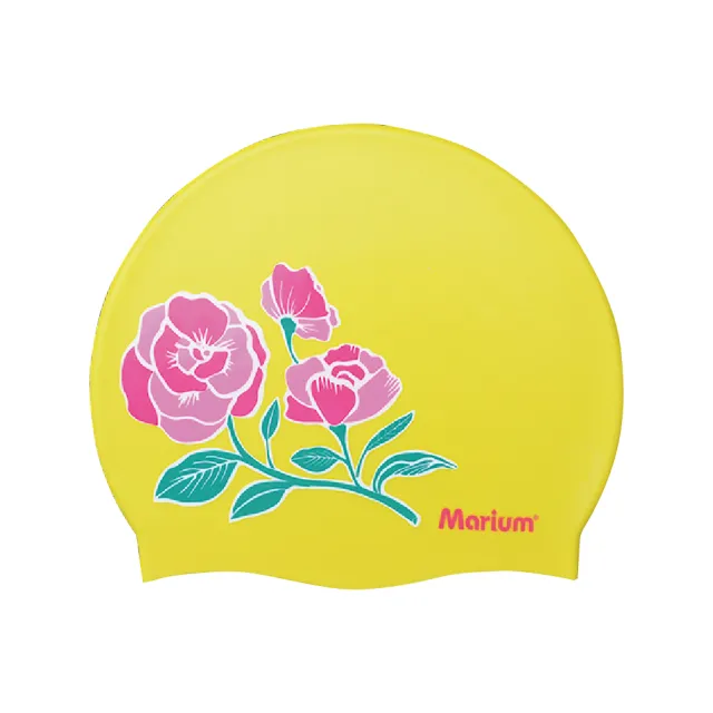 【MARIUM】矽膠泳帽-永恆薔薇(MAR-8627)