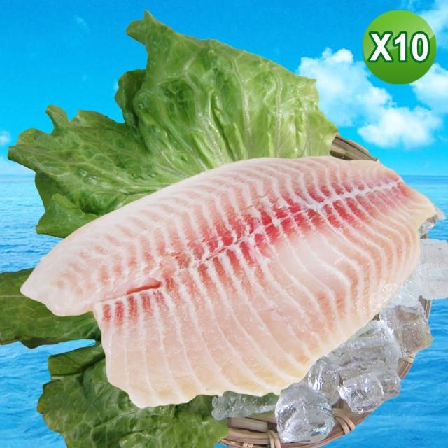 【賣魚的家】新鮮鯛魚片10片組(150-200G/片)