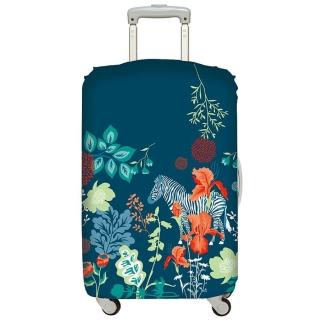 【LOQI】行李箱外套 / 叢林斑馬 LLFOZE(L號)