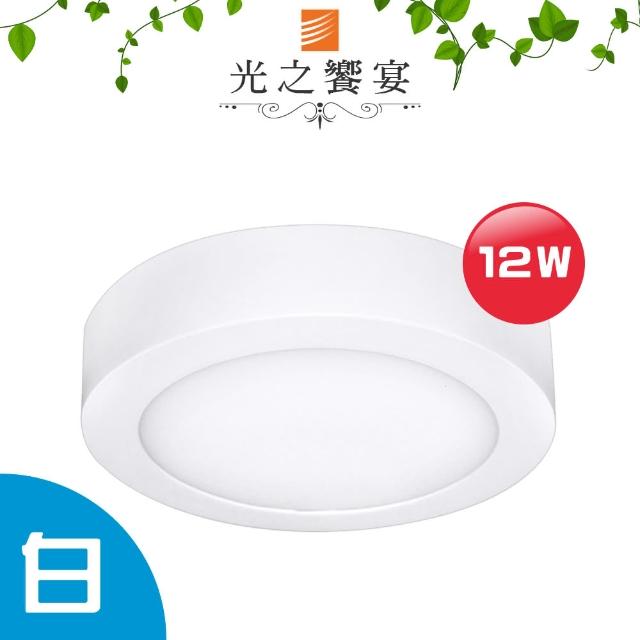 【光之饗宴】LED 12W 吸頂燈(白光)