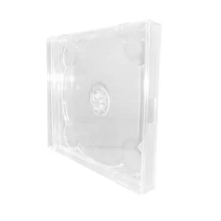 【臺灣製造】17mm PS遊戲盒 透明單片裝PS材質遊戲盒/CD盒/DVD盒/光碟盒/可放封底(100個)