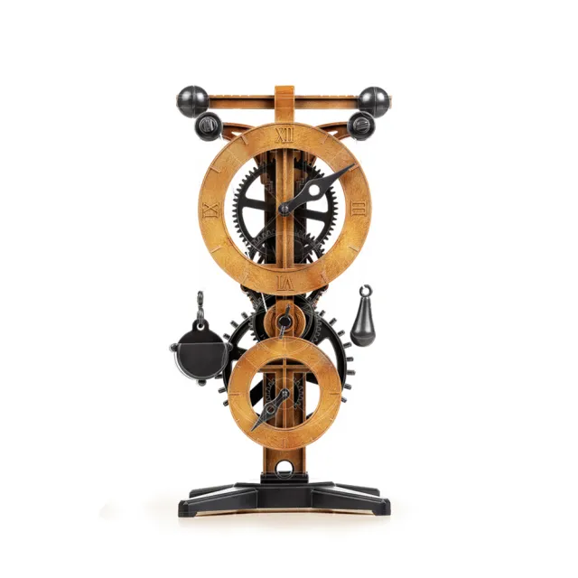 【Mr.sci 賽先生科學】收藏達文西 - 機械鐘(DIY組裝模型)