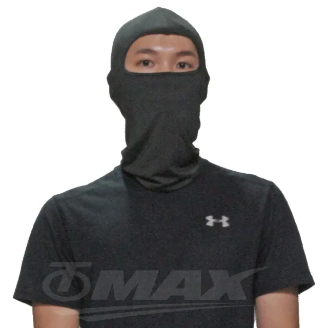 【OMAX】多用途萊卡彈性吸汗透氣頭套面罩-2入(顏色隨機)