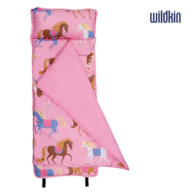【美國Wildkin】無毒幼教睡袋/午覺毯/兒童睡袋(49696 凱莉小馬)