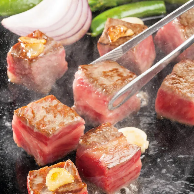 【好神】紐西蘭頂級草飼放牧骰子牛2包2組-共4包(300g包/中秋烤肉/火鍋/燒烤)