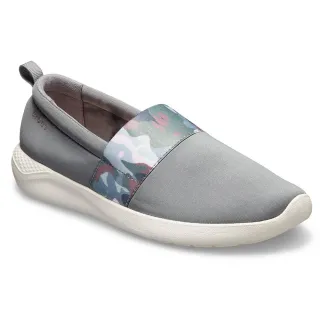 【Crocs官方直營】女鞋 女士LiteRide圖紋休閒鞋(205374-0E9)