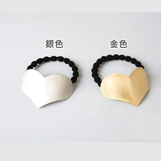 【UNICO】日韓雜誌基本款愛心型綁髮髮圈(聖誕/髮飾)