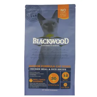 【BLACKWOOD 柏萊富】室內貓全齡優活配方-4磅(雞肉+糙米)