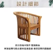 【吉迪市柚木家具】柚木圓背造型椅 UNC1-59CC(不含墊 矮凳 椅子 簡約 復古 孩童椅)