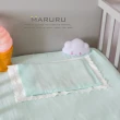 【MARURU】日本製嬰兒床單 薄荷綠 70x120(日本製嬰兒寶寶baby床單/適用台式60x120/日式70x120嬰兒床墊)
