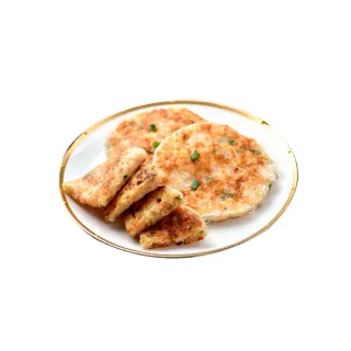 【鮮綠生活】宮廷月圓蝦餅(150g±10%/片 3片/包 共6包)
