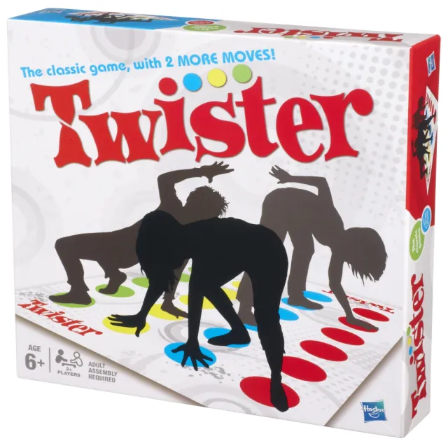 【Hasbro 孩之寶】Games-扭扭樂 98831(益智遊戲/派對遊戲/多人遊戲/趣味互動遊戲)