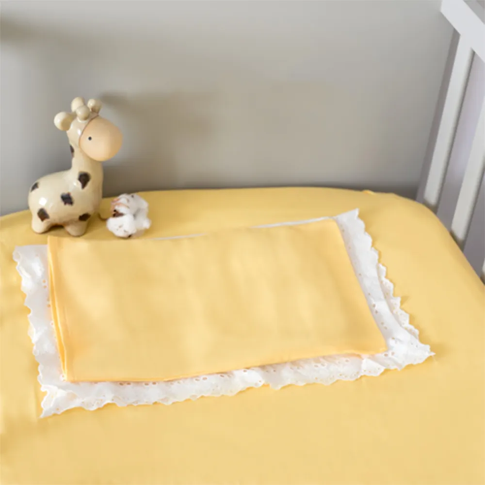 【MARURU】日本製嬰兒床單 嬰兒黃 70x120(日本製嬰兒寶寶baby床單/適用台式60x120/日式70x120嬰兒床墊)