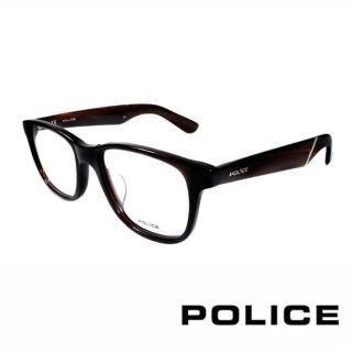 【POLICE】義大利警察都會款個性型男眼鏡(POV1792M958X 咖啡)
