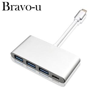 【Bravo-u】Type-C 鋁合金USB3.0 3Port /Type-C轉接卡