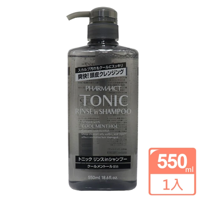 【日本熊野】TONIC 雙效冰涼洗髮精550ML