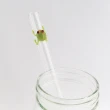 【美國strawesome】手工玻璃吸管/標準直式 動物造型(樹蛙)