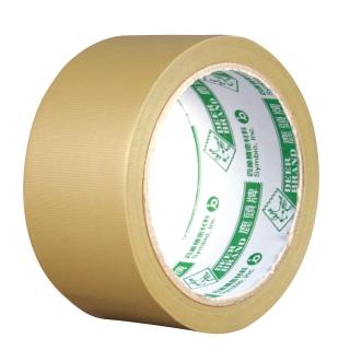 【鹿頭牌】大管芯布紋PVC膠帶/PVSI/棕/48mm×18M/6卷/束
