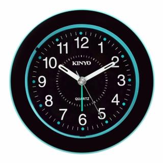 【KINYO】時尚圓型靜音掃描鬧鐘(TB-716)