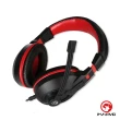 【MARVO 魔蠍】H8321 電競耳罩式耳機-黑紅(電競耳機)