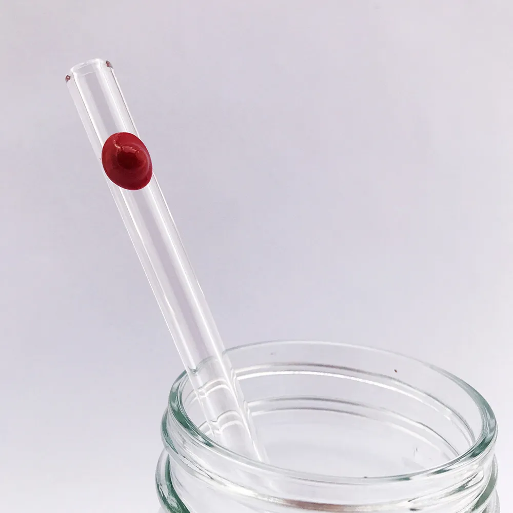【美國strawesome】手工玻璃吸管/標準直式(莓果紅)