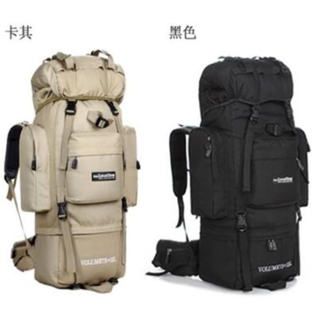 【May Shop】戶外登山包 85L支架徒步野營旅行雙肩背包