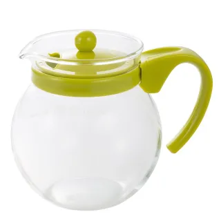 【iwaki】日本品牌耐熱玻璃沖茶器/茶壺640ml(綠色)