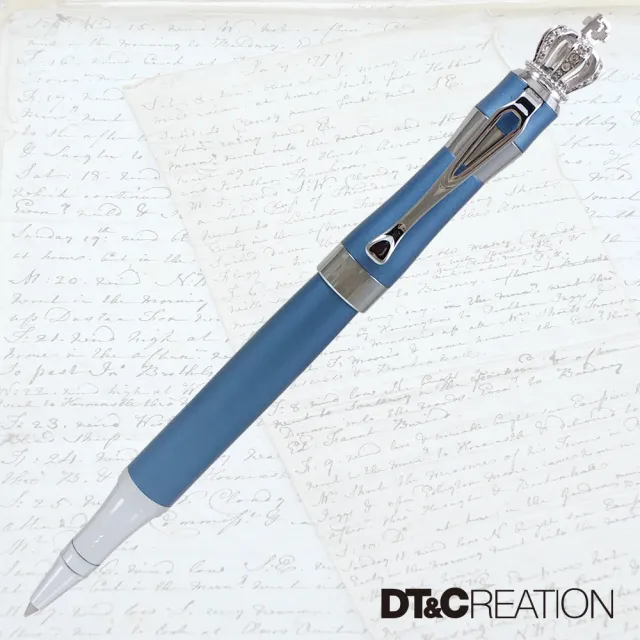 【DT&CREATION】龍行天下皇冠鋼珠筆(奧地利水晶元素 鋼珠筆)