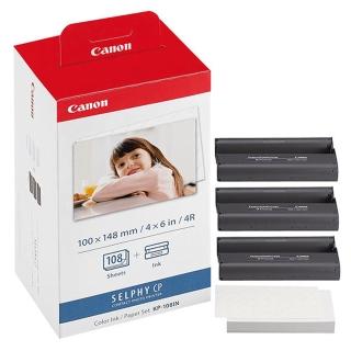 【Canon】4x6相片紙 KP-108IN含色帶(1入共108張)