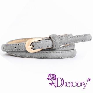 【Decoy】秋色皮紋＊刷霧模擬皮細皮帶/5色可選