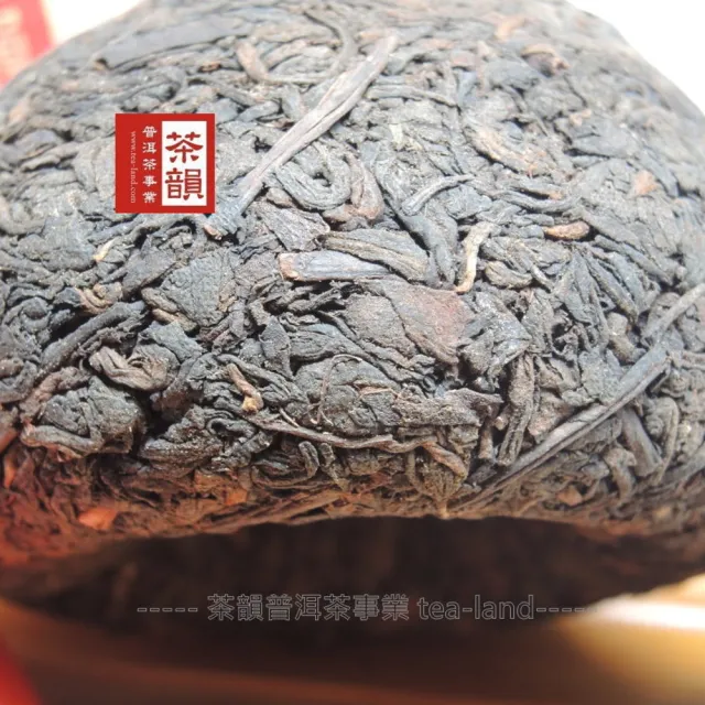 【茶韻】普洱茶90年代陳期20多年典藏歲月熟沱茶葉100g*2沱 普洱茶葉禮盒(極品老茶 附小麻袋*2.茶刀*1)