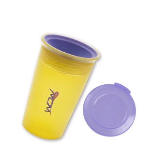 【Wow cup】美國WOW Cup Kids 360度透明喝水杯(黃色)