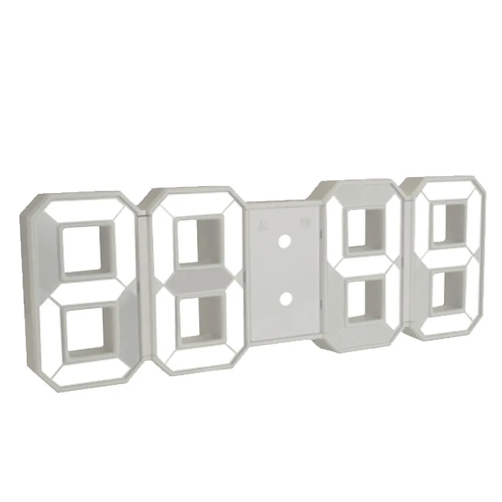 【KINYO】立體多功能LED數字電子鐘/時鐘(可拆式立架)