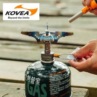 【KOVEA】超輕量鈦合金登山爐 SUPALITE TITANIUM KB-0707(60g掌上型 抗低溫 攻頂爐 高山爐 登山爐頭)
