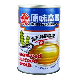 【Bull head 牛頭牌】原味高湯-昆布海鮮風味411g