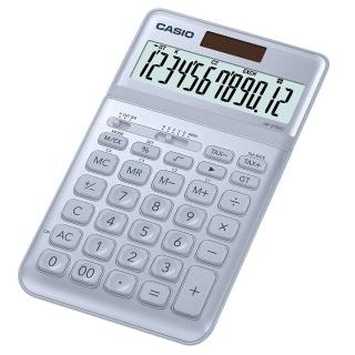 【CASIO 卡西歐】12位元璀璨晶耀桌上型計算機-空靈藍(JW-200SC-BU)