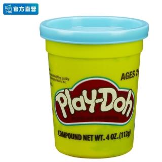【PLAYDOH 培樂多】黏土補充罐系列-單罐無毒黏土4oz-粉藍色 B6756(小麥黏土/ 幼兒學習玩具/觸覺認知玩具)