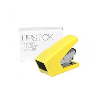 【urban prefer】 LIPSTICK 口紅造型省力訂書機 NO.3S(雙排針/3號針/抽屜式儲針槽/安全置針槽)