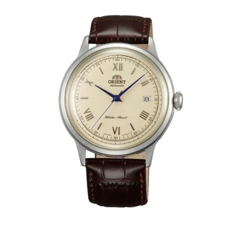 【ORIENT 東方錶】ORIENT 東方錶 DATEⅡ機械錶 皮帶款 FAC00009N 奶油色 - 40.5mm(FAC00009N)