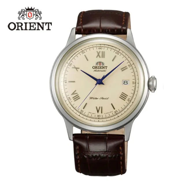 【ORIENT 東方錶】ORIENT 東方錶 DATEⅡ機械錶 皮帶款 FAC00009N 奶油色 - 40.5mm(FAC00009N)