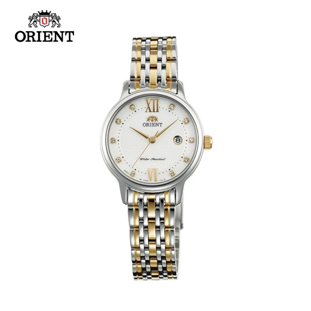 【ORIENT 東方錶】ORIENT 東方錶 OLD SCHOOL系列 時尚石英腕錶 鋼帶款 SSZ45002W 白色 - 28mm(石英錶)