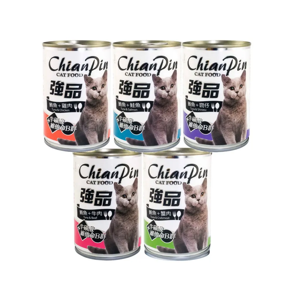 【Chian Pin 強品】貓罐 400g*48罐組(副食 全齡貓)