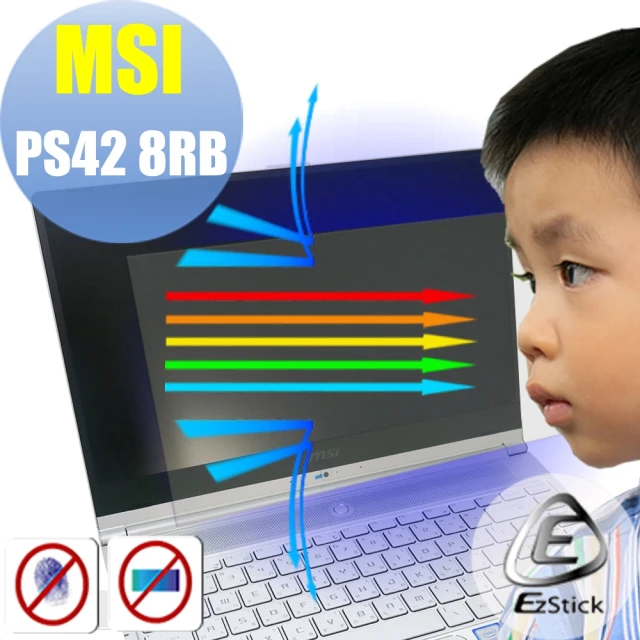 【Ezstick】MSI PS42 8RB 防藍光螢幕貼(可選鏡面或霧面)