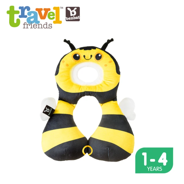 【Benbat】1-4歲 寶寶旅遊頸枕(叢林系列-小蜜蜂)
