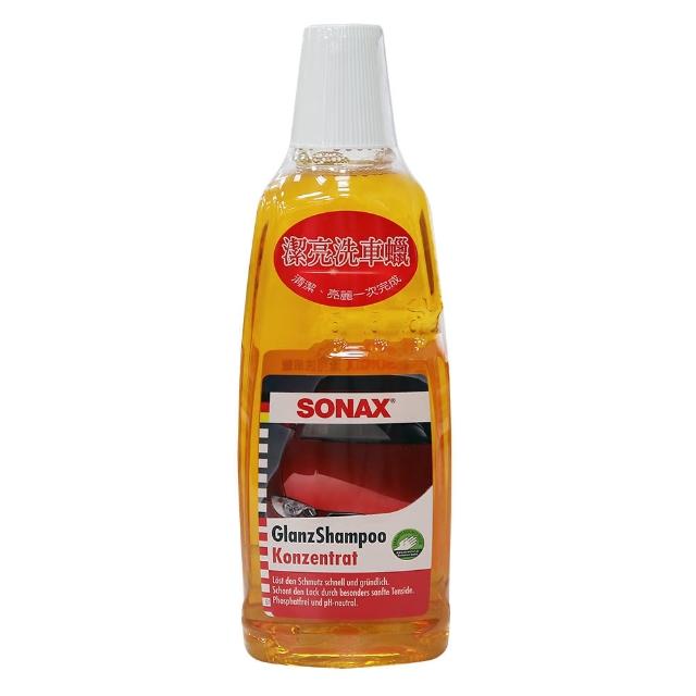 【SONAX】潔亮洗車蠟 1000ml(洗車精｜中性洗車精｜濃縮洗車精｜洗車打蠟)