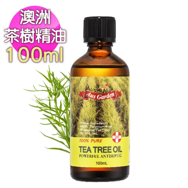 【Ausgarden 澳維花園】澳洲茶樹精油100ml(全面深層抗菌淨化 舒緩不適)