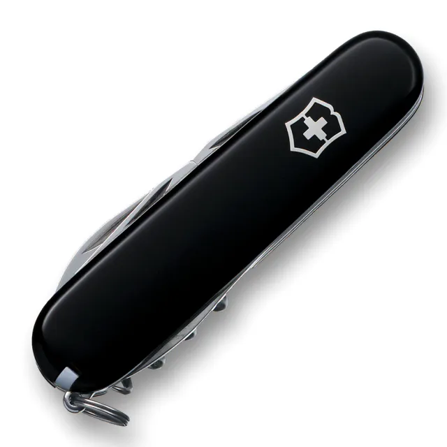 【VICTORINOX 瑞士維氏】勇武者12用 瑞士刀(黑)