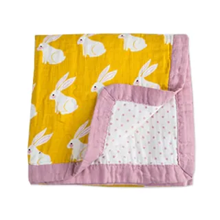 【Muslin tree】動物印花嬰兒紗布包巾(厚款)